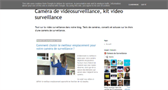 Desktop Screenshot of cameravideosurveillance.fr